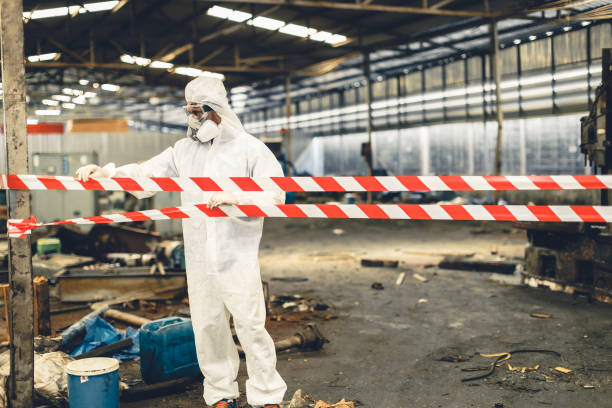 Professional Odor Removal technician working in Westlake, TX